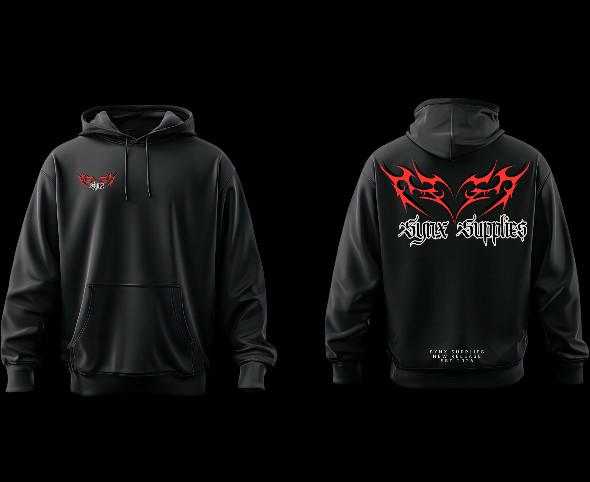 Synx Black Merch - Hoodie